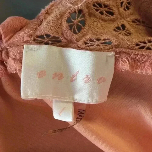 Entro Sz Large Faiirycore Eyelet Lace Top Ruffle Bottom Dress - Picture 7 of 8